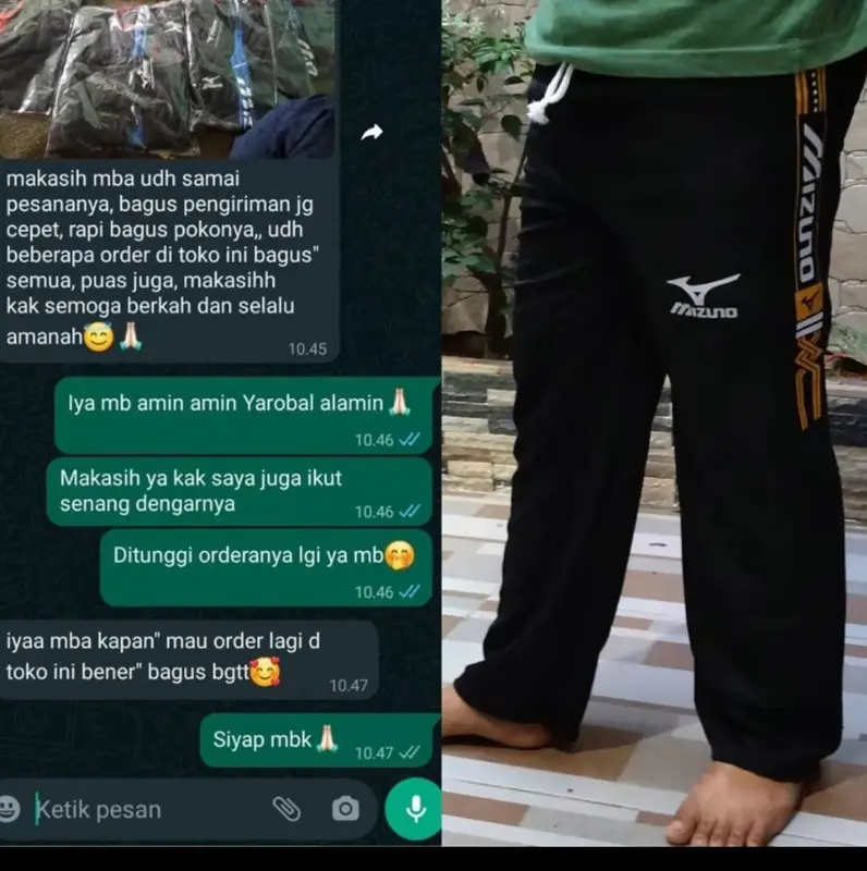 100 RIBU DAPAT 7 PCS CELANA TRAINING UNISEX MATERIAL LOTTO 4