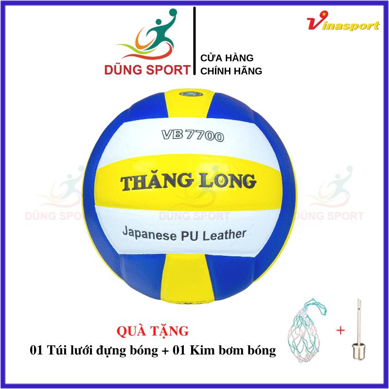  Bóng chuyền Thăng Long VB 7700 chính hãng tiêu chuẩn thi đấu tặng túi lưới và kim bơm bóng tiêu chuẩn 
