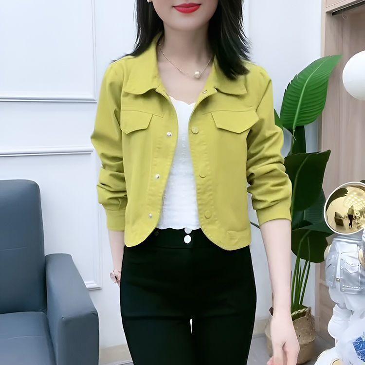 Product Introduction of Áo Khoác Ngắn, Cỡ Nhỏ Quần Áo Nữ, Hàng Mới Về Mùa Thu 2024, Sản Phẩm Bán Chạy Nhất, Thời Trang, Phong Cách Phương Tây, Trông Trẻ Trung, Áo Khoác Dài Tay, Thời Trang Hàng Đầu 3