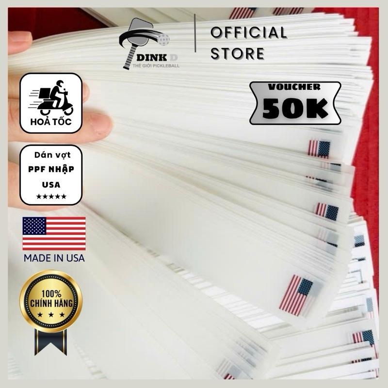 Miếng dán Full viền vợt Pickleball chất liệu PPF nhập Mỹ size 7,5 mil