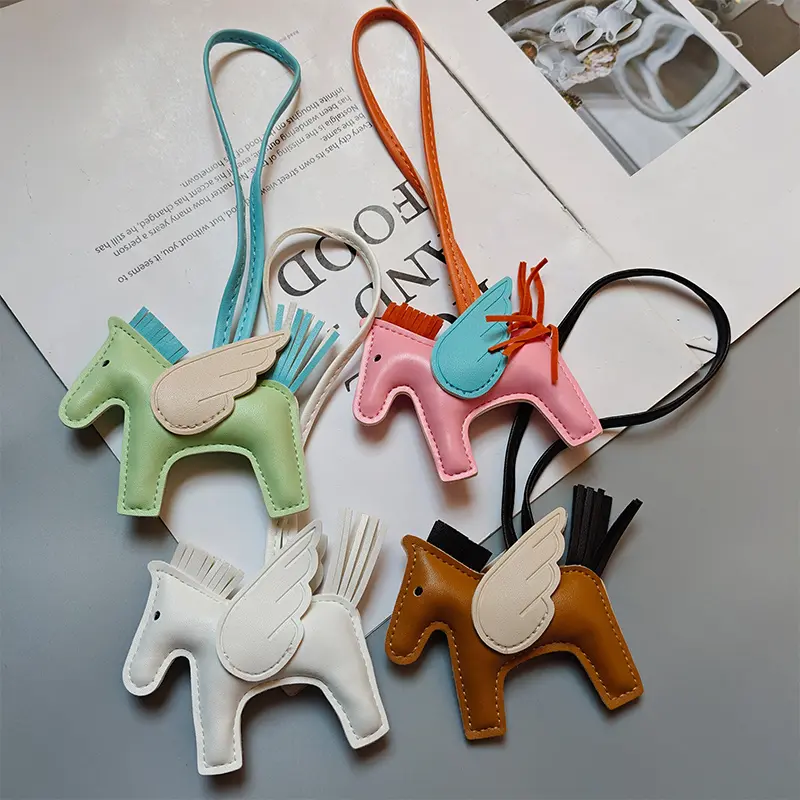 Mặt Dây Chuyền Pegasus, Da Hợp Xu hướng Mới, Dễ Thương Và Sáng Tạo, Cá Nhân Hóa, Dành Cho Ba Lô Nữ, Phụ Kiện Quyến Rũ Túi Nữ 2