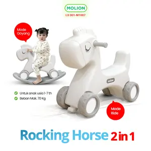 Molion Kuda-Kudaan Anak HDPE Edukatif 1-6 Tahun Rocking Horse Mainan Anak Kuda Kudaan 001-M1007