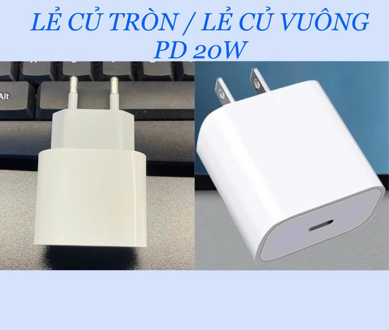 LẺ CỦ 20W CHÂN TYPEC SẠC NHANH DÀNH CHO NHÀ I.P 5,6.7 ĐẾN 15PRM BH12 THÁNG