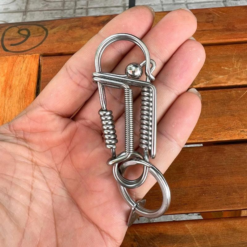Móc Khóa Thủ Công Inox bền, đẹp, không rỉ sét 2