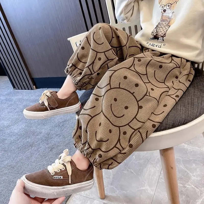 Quần Bloomers Chấm Bi, Dành Cho Trẻ Em, Bé Trai Và Bé Gái, Quần Bí Ngô, Dễ Phối Đồ Thích Hợp Cho Mùa Xuân Và Mùa Thu, Quần Thường Ngày
