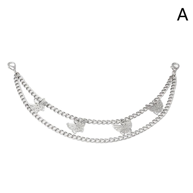 Product Introduction of Multi-layer Metal Chain strap DIY Personality Butterfly Heart Star Pendant Shoulder Bag Chain Straps 25