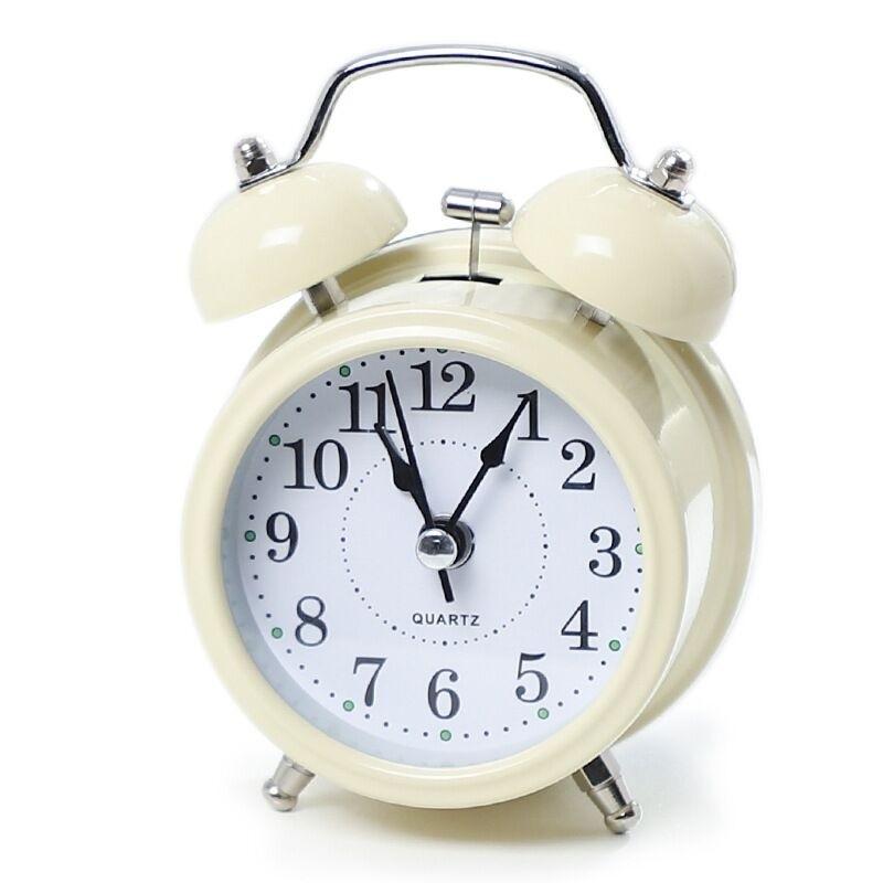 Đồng hồ báo thức chuông to, Đồng hồ báo thức có hai quả chuông cổ điển bằng sắt (GIAO MÀU NGẪU NHIÊN) 0