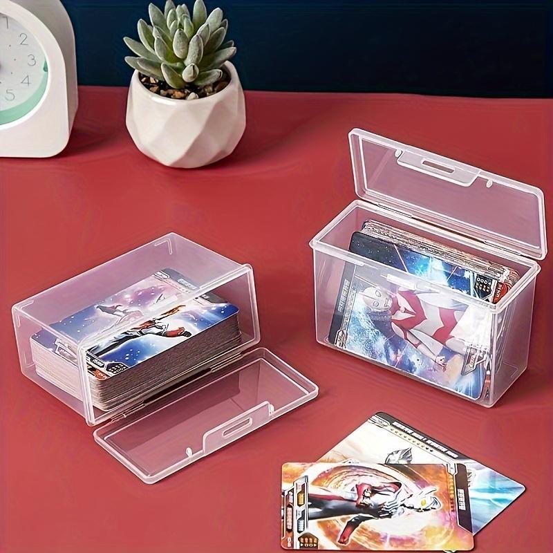 Clear Poker Storage Box, Portable Card Storage Box with Lid, Multifunctional Storage Box for Home Office 4