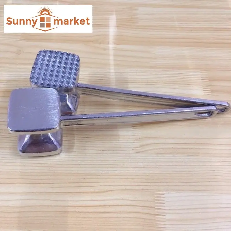 Búa đập thịt đa năng 2 đầu mặt trơn và mặt gai dài 23cm nhãn Drangon bằng gang nguyên khối 1