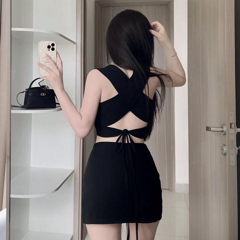  SÉT VÁY CHÉO LƯNG ĐI CHƠI ĐI DU LỊCH ĐI BIỂN ĐI DATE CỰC SLAY SÉT BỘ NỮ SANG CHẢNH 