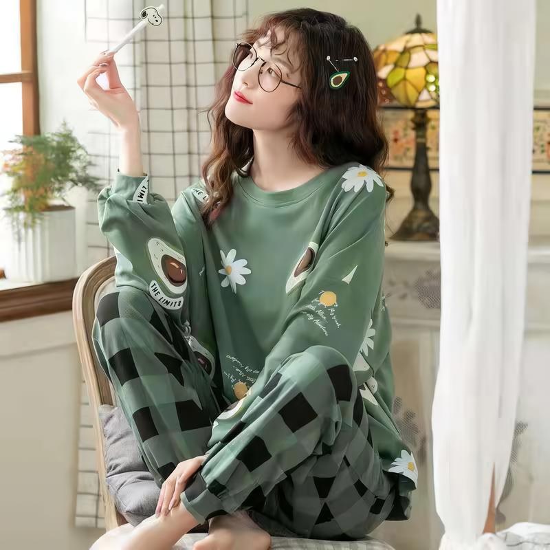 Monody - Baju Tidur Wanita Dewasa Piyama Set Kekinian / Model Kaos PP /  Motif Lucu 2