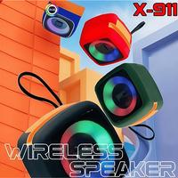 Gambar INKAC Speaker Wireless Subwoofer X-911 Bluetooth 5.0 dengan Stand HP RGB LED Suara Stereo Premium Koneksi TWS Efek Pencahayaan Dinamis Portabel untuk Party Hiking Biking - Merah dari Balibyte Store Kota Administrasi Jakarta Pusat 1 Tokopedia