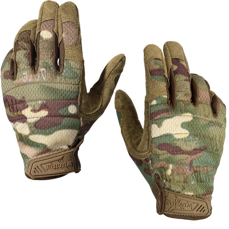 Product Introduction of Outdoor Tactical Gloves Touch Screen Training Sport Climbing Shooting Hunting Riding Cycling Bike Full Finger Anti-Skid Mittens 4