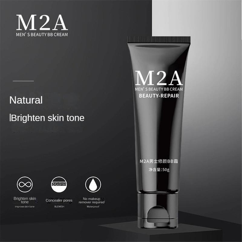 Kem Che Khuyết Điểm Màu Kem Trơn Cho Nam M2A Mỹ Phẩm Cho Bé Trai Phục Hồi Da Mặt Tự Nhiên Thích Hợp Cho Học Sinh Kem Che Khuyết Điểm Dễ Sử Dụng Kiềm Dầu Bb