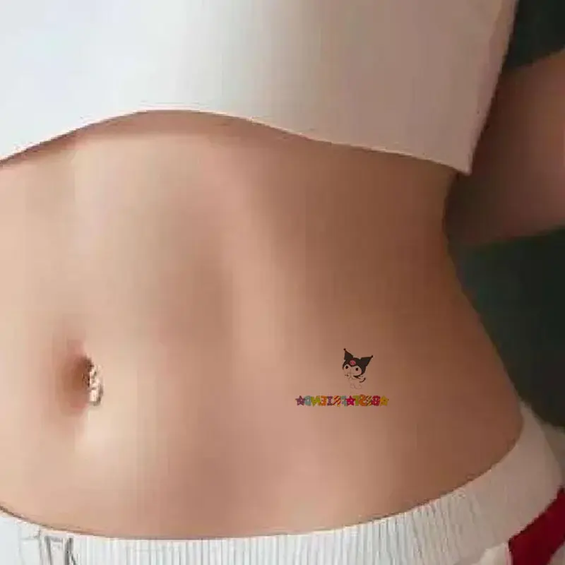 Miếng Dán Hình Xăm, My Melody Và Hello Kitty, Miếng Dán Chuyển Nước, S0N2 4