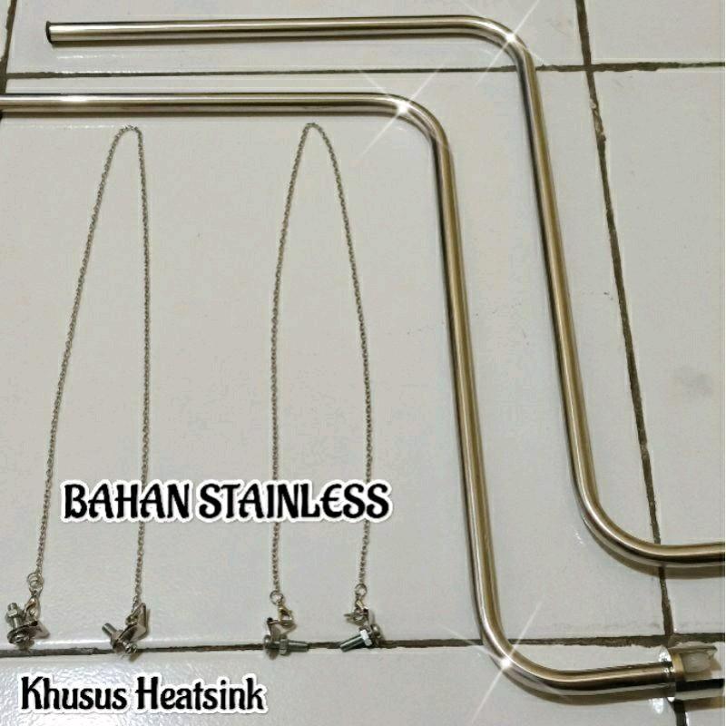 Stand Tiang Lampu Aquarium Aquascape Stainless Heatsink Hpl Gantung