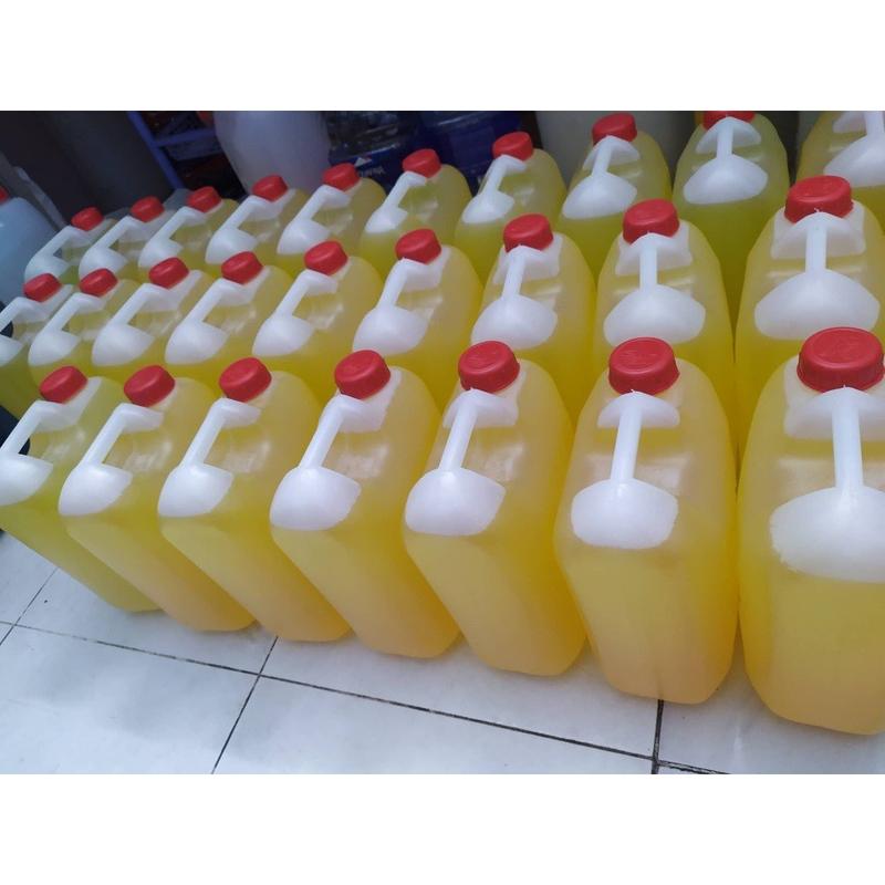 [5 lít] Nước rửa chén HƯƠNG Chanh Can 5 Lít Đậm Đặc sạch bóng 4