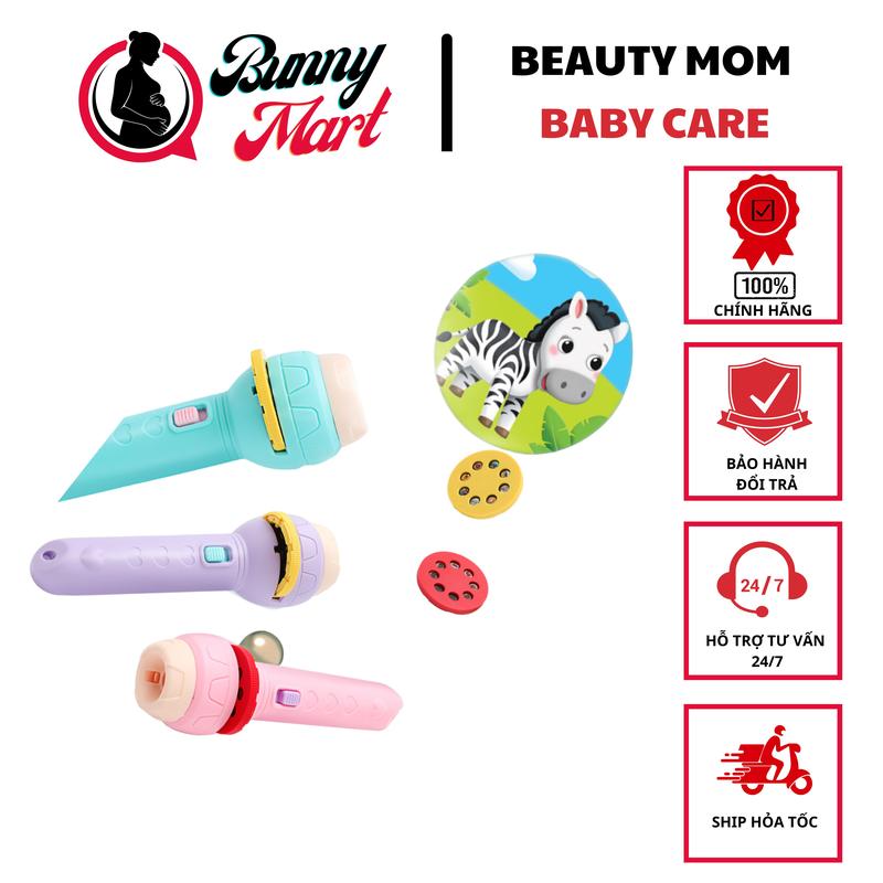 Đèn pin chiếu 56 hình ảnh cho bé thoả thích khám phá hoa quả động vật côn trùng phương tiện siêu nhân... Đồ Chơi