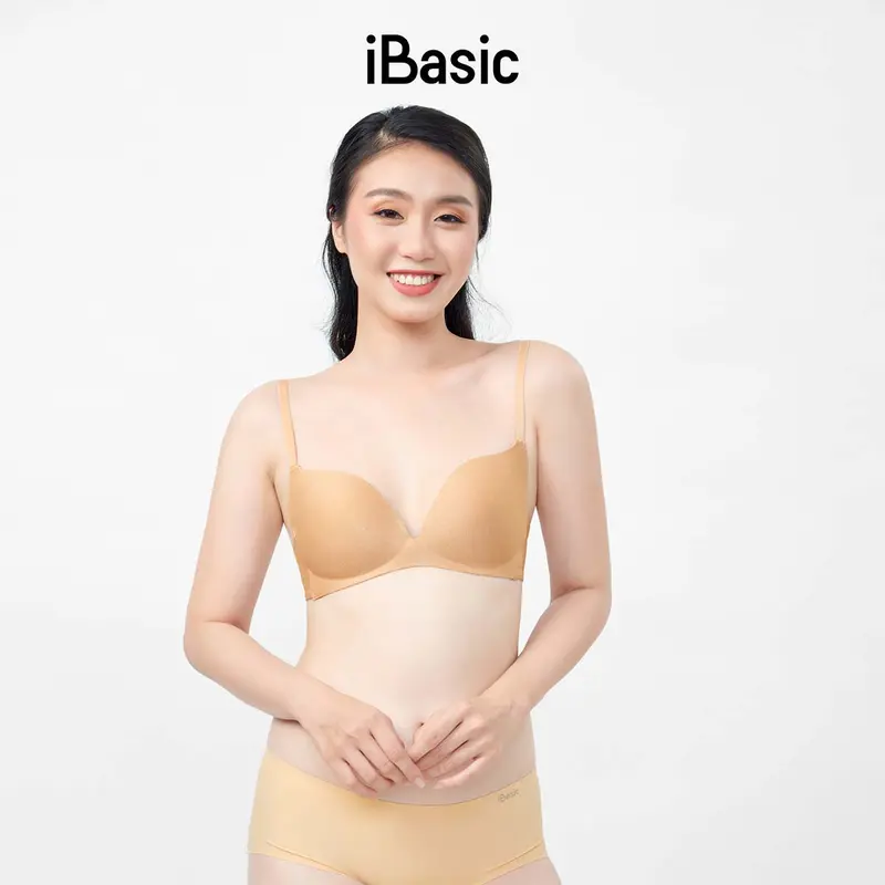 Áo ngực mút vừa iBasic không đường may lazercut BRAW033 Women Nữ 4