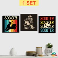 Gambar TENNESY HIASAN DINDING 1 SET MOTO VESPA RETRO 20x20CM ISI 3 BINGKAI FOTO WALL DECOR AESTHETIC PAJANGAN KAMAR DEKORASI RUANGAN RUMAH Gantungan Paper - O69-JHOPE dari Tennesy Kota Malang 1 Tokopedia