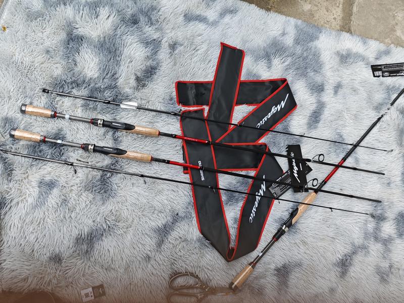 Cần Lure Majestic  - Cần Câu Lure Có Đứng và Ngang câu cá fishing bắt cá combo máy ngang lk hòa cần  câu