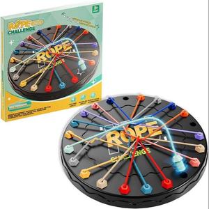 Juego de Mesa Desafío de Desatar la Cuerda, Juguete Educativo de Entrenamiento de Concentración y Pensamiento Lógico, Juego de Mesa Interactivo para Padres e Hijos