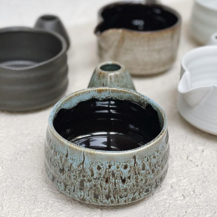 Matcha Bowl + Chasen Holder Ceramic Premium 1