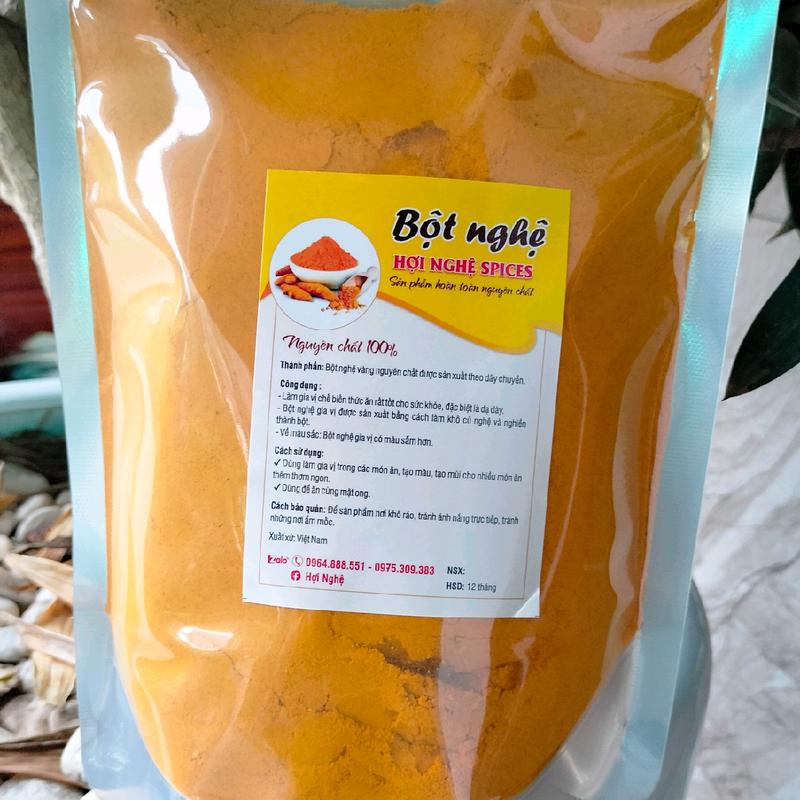 1Kg Bột Nghệ Nguyên Chất Làm Gia Vị, Tạo Màu