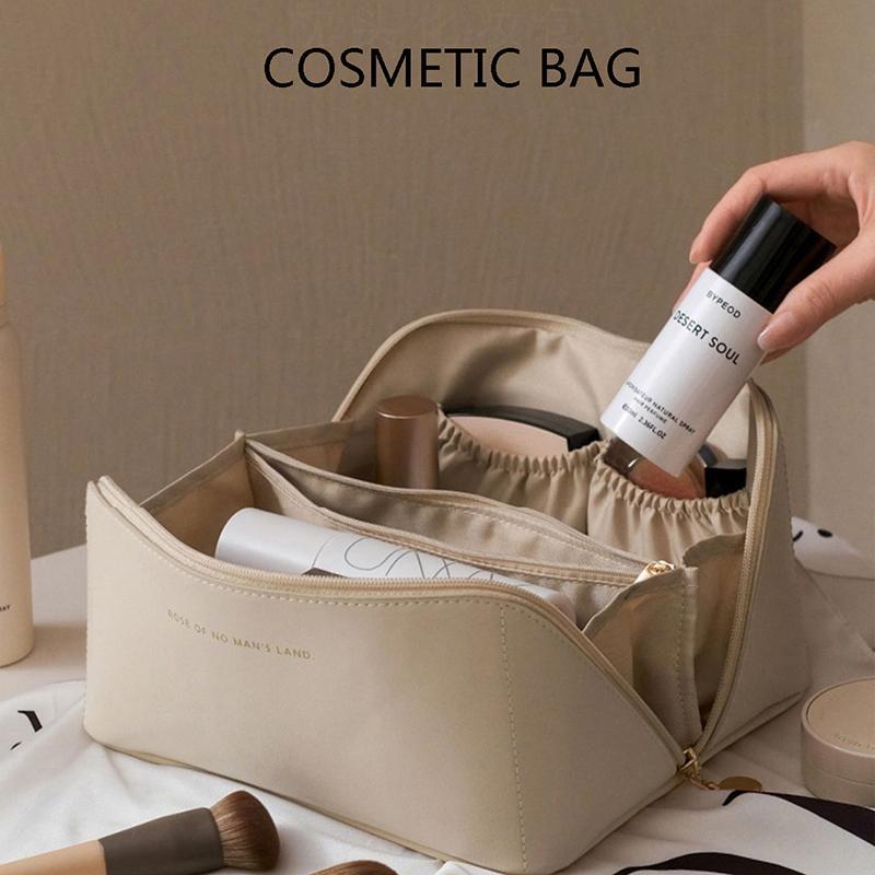 Product Introduction of 【พร้อมส่ง】ที่เก็บเครื่องสำอางหนัง กระเป๋าใส่อุปกรณ์อาบน้ำหญิง กระเป๋าเครื่องสำอางผู้หญิง 12