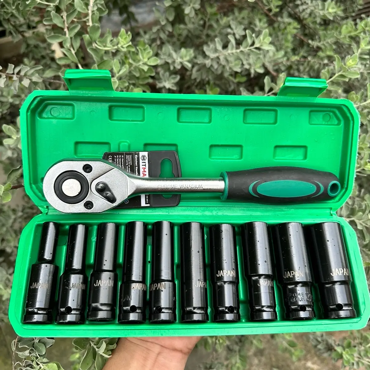 Combo 10 Típ Dài 1/2 Và Cần Siết Tự Động 46 Răng Hàng Loại 1 -bộ đầu  khẩu bulong