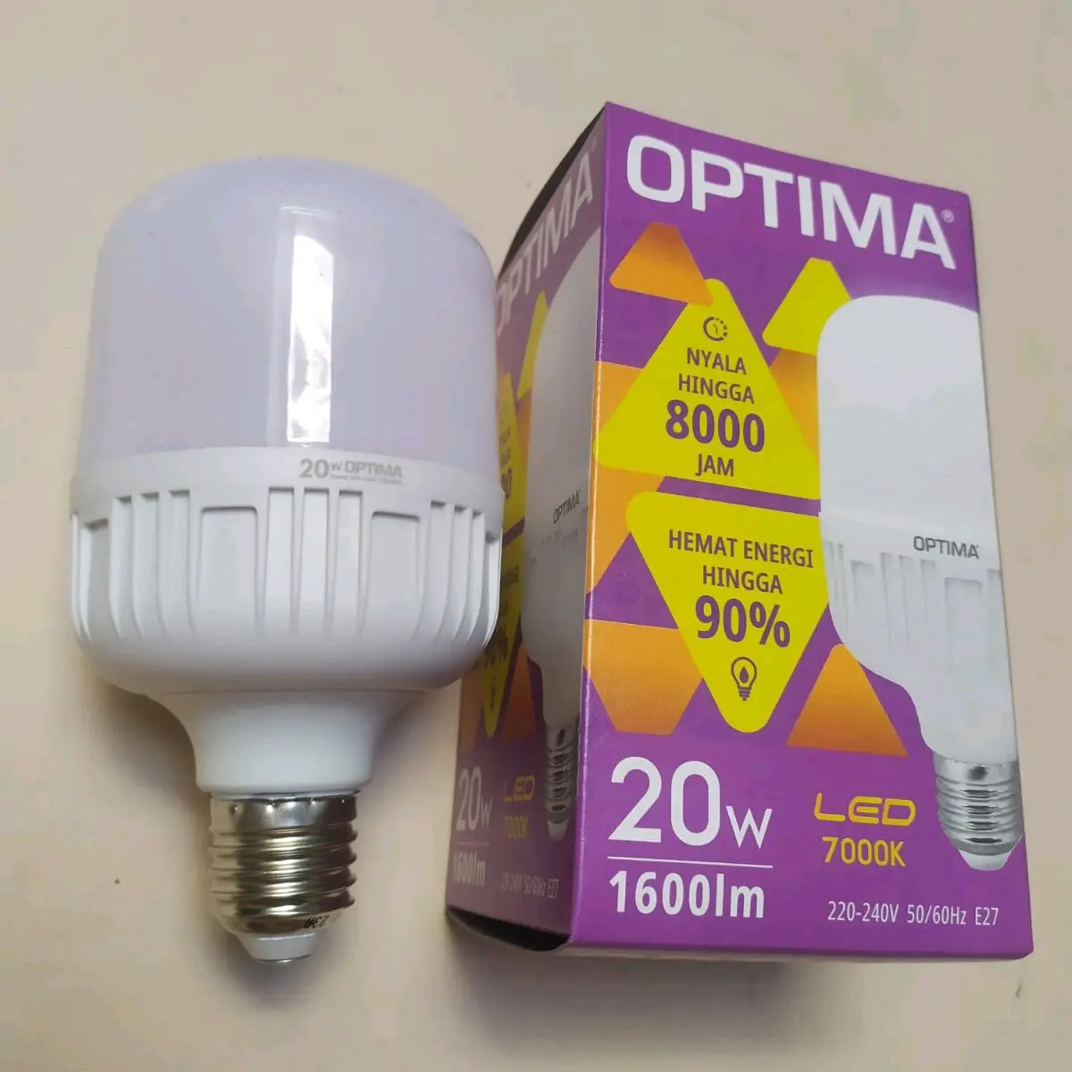 OPTIMA Lampu Led 20 watt ( 1 pc) - Shop | Tokopedia