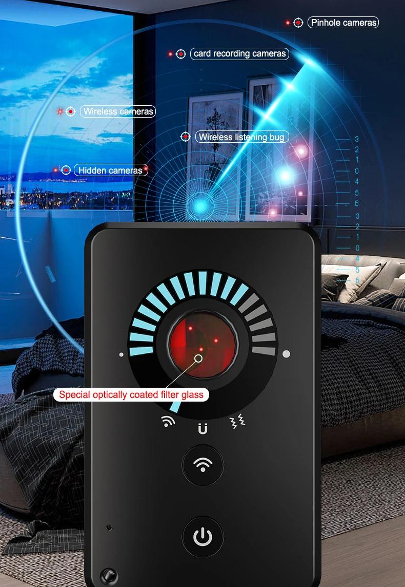 Product Introduction of ultra thin anti spy Detector camera detector GPS signal detector Put in Wallet card 007 6