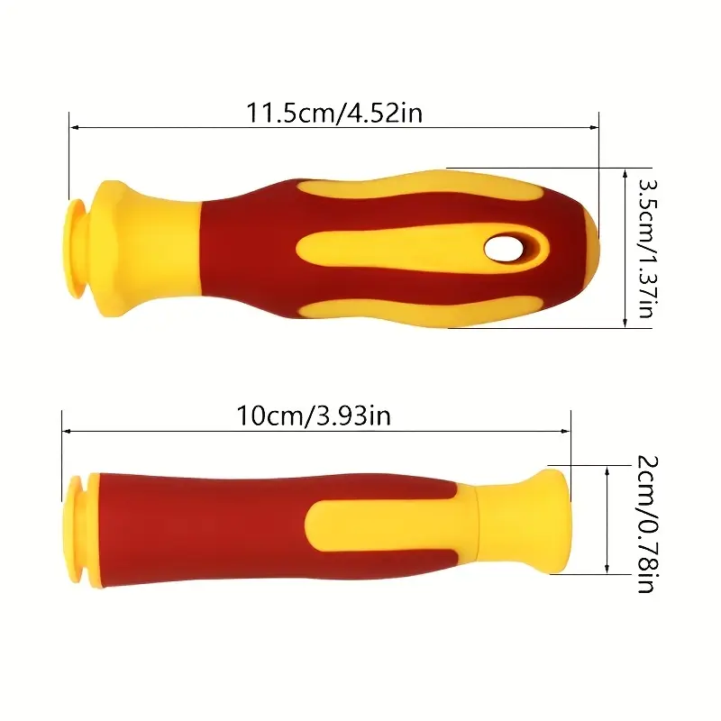 1 Set Of Screwdriver Kit, Bagged, For Household Maintenance And Electrician Use, With Anti-Electric Shock Design. The Tool Box Contains Ten Maintenance Tools For Industrial Use.