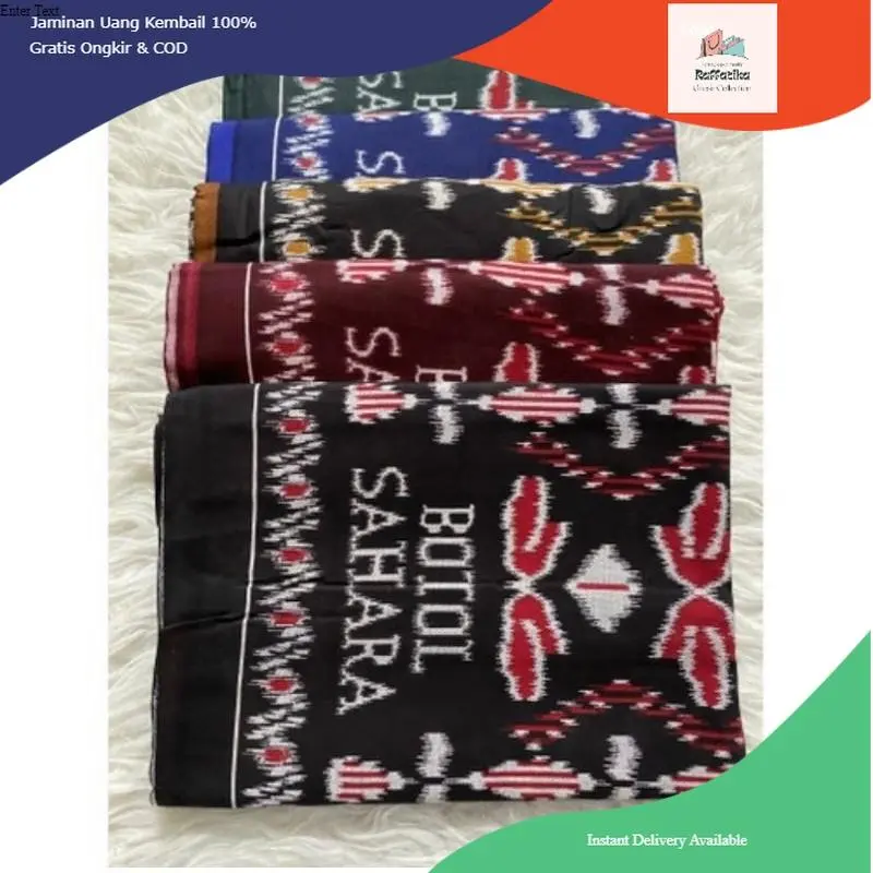 SARUNG GOYOR Merek BOTOL SAHARA / SARUNG LEMBUT / SARUNG SANTRI / SARUNG MONDOK