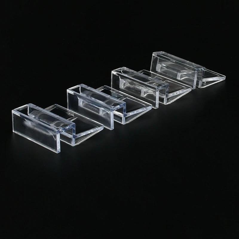 Product Introduction of 6/8/10/12mm Acrylic Aquarium Fish Tank Clips Glass Cover Support Holders Accessories for Aquarium Filter Lamp Stand 14