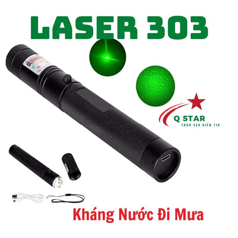 Đèn Pin Laser Chiếu Siêu Xa Tiện Lợi Và Nhỏ Gọn 303 Chiếu Xa Trên 2km Tích Hợp Sạc Cáp Đèn Liền Nguyên Khối Kháng Nước CV-642 3