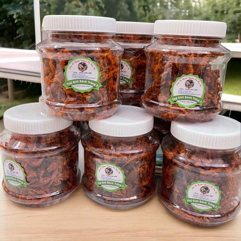 100g khô bò sợi trộn bánh tráng  ngon!đồ ăn vặt  ngon Snack Food Thức Ăn