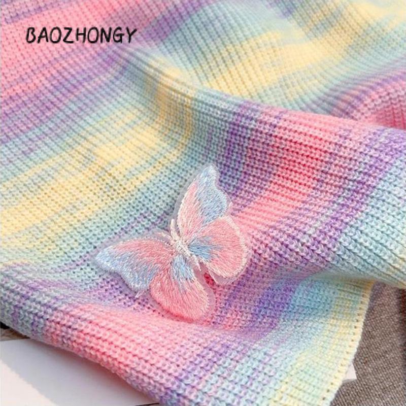 Áo Dệt Kim Hình Bướm 3D, Dành Cho Nữ, ngắn Tay, Cổ Vuông, Màu Tương Phản, Dáng Ôm, Áo Phông, Quần Áo Thẩm Mỹ 4
