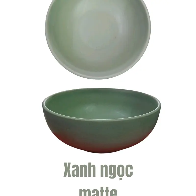 Bát cơm, bát canh 20cm Gốm Sứ Cường Phát - Dung tích 1350ml 1