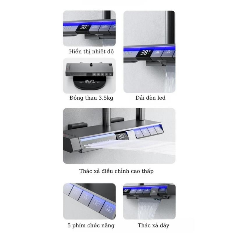 Sen Cây Tắm Đứng Phím Đàn BreeZy - hàng chính hãng 5