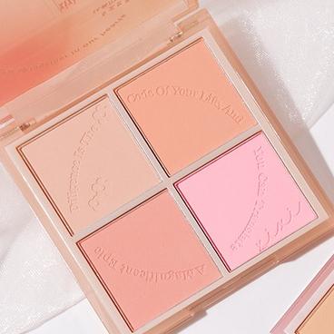 Bảng Phấn Má Hồng Bốn Màu Tông Lì Chống Nước Lâu Trôi Xixi No.03