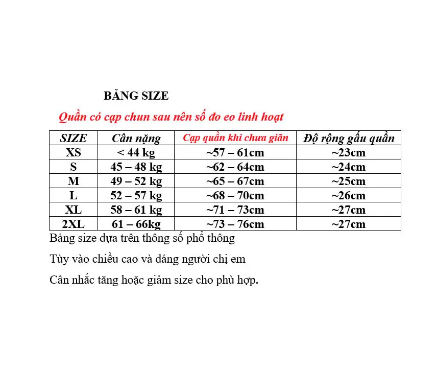 Quần suông (có phiên bản cho NẤM) chun sau vải GOLD mềm mịn, không nhăn nhàu, không xù lông. | BigBuy360 - bigbuy360.vn