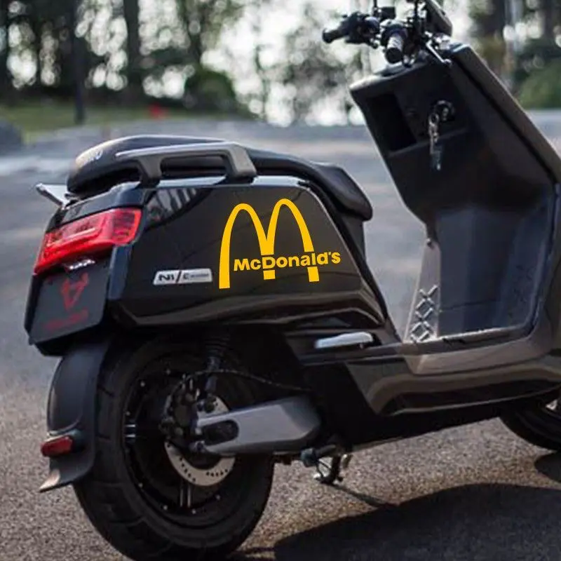 McDonald's Car Sticker Car Modification Personality Fuel Cap Triangle ...