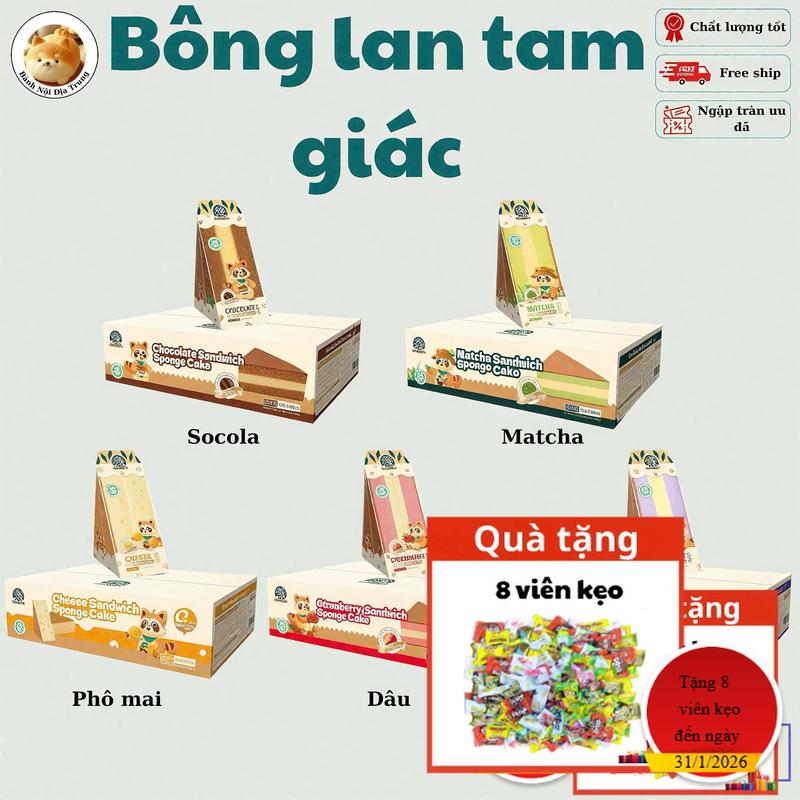 Bánh tam giác nhân kem là món tráng miệng đang được yêu thích bởi lớp vỏ mềm mịn kết hợp cùng nhân kem béo ngậy tan ngay trong miệng. bánh ăn vặt mix đủ loại đồ ăn vặt ngọt đồ ăn vặt đủ loại đồ ăn vặt ngon