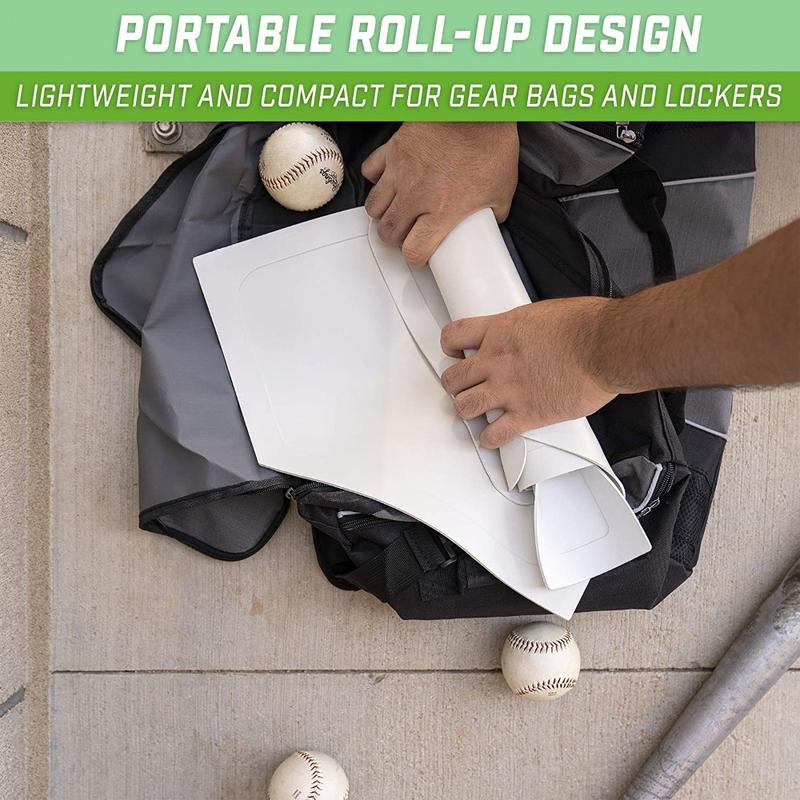 Product Introduction of 5Pcs/Set Outdoor Sports Waterproof Baseball Softball Base Set Wear-resistant Practice Team Rubber Field Bases Durable Baseball Field Supplies Baseball Equipment 25