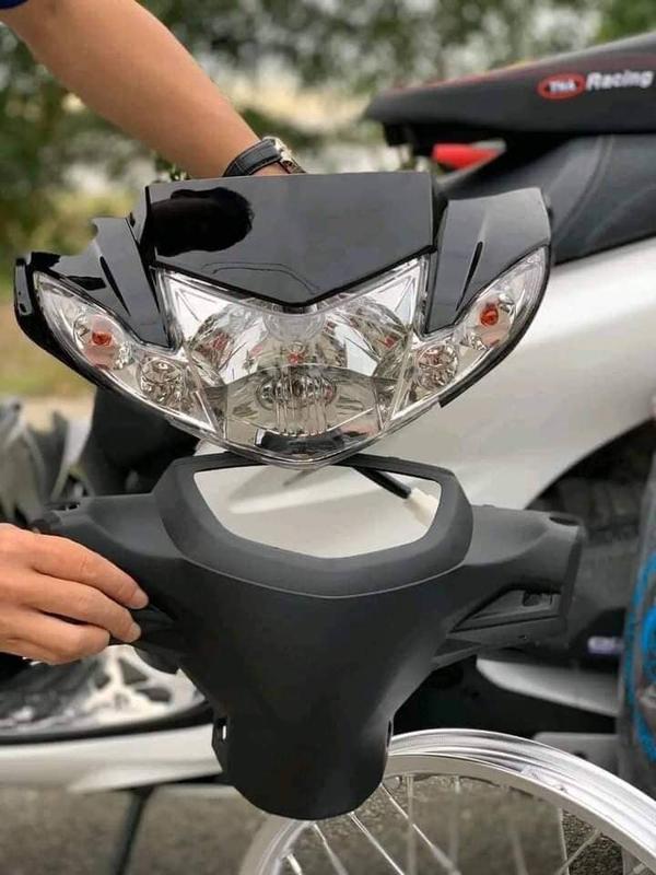 Đầu đèn si hello lắp Sirius 50-110cc đầu nhỏ kèm ốp đủ màu sihelo