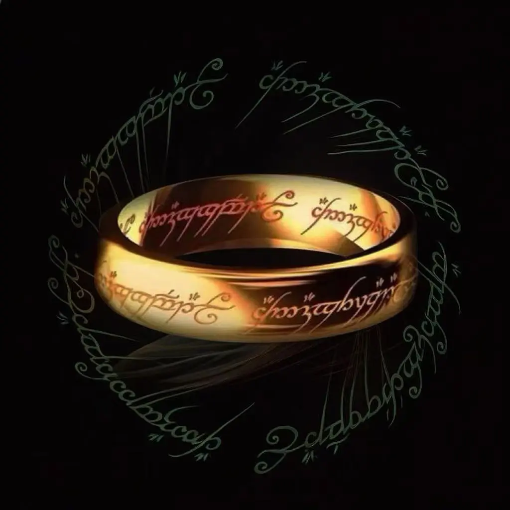 Stainless steel ring does not lose color Harry Potter magic ring titanium steel finger ring king jewelry hand jewelry