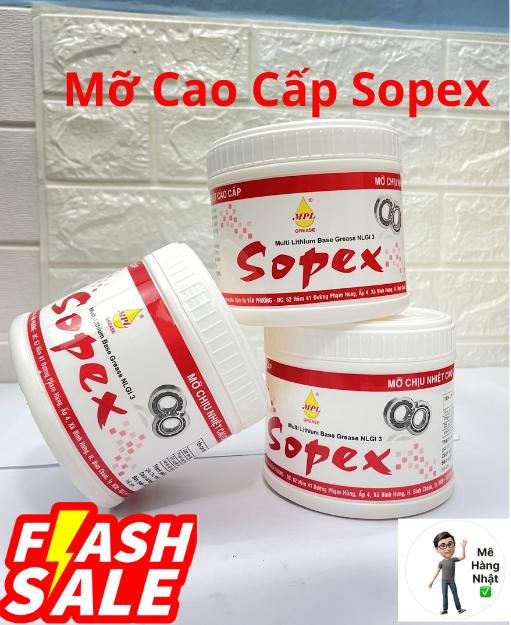 Mỡ bò chịu nhiệt cao cấp Sopex 0.5kg (400g mỡ ) - TikTok Shop Vietnam