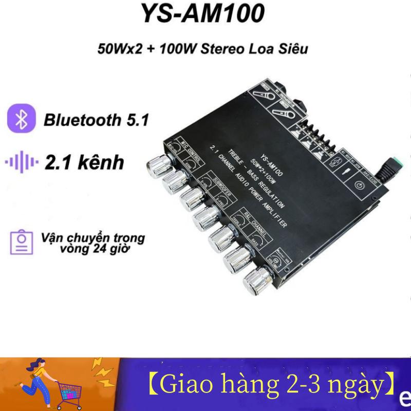 【Flash Deal 2-3 ngày YS-AM100 Bluetooth mạch khuếch đại âm thanh Mạch Khuếch Đại Micro Âm Thanh Tất Cả Trong Một 2.1 Kênh Hỗ trợ karaoke .Nghe Nhạc Earphone