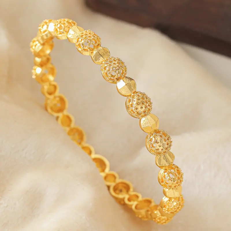 3pcs set of Middle East Dubai jewelry for brides, luxurious national style Golden-plated bracelets, African Ethiopian Women's wedding bracelet sets suitable daily wear by women, all-season accessories mother's day gift 7